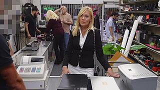 extraordinary rough fucking in the shop, slut