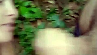 Intense Blowjob In Forest With Cum On Tits