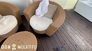 Step-Sister Sucks My Dick To Keep Things Hush-Hush, Tight Latina Pussy So Wet! 😜