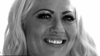 Long-Haired Milf Cockriding and Spitroasted by Black Dongs!