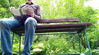 curvy milf in pantyhose pees near me at park, sneaky view