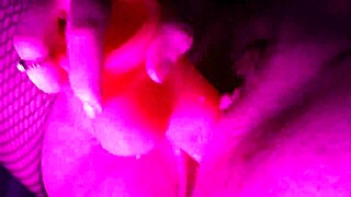 Squirting on my pink dildo