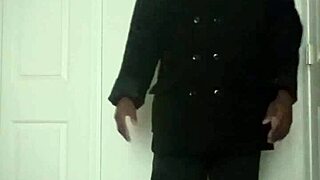 Stretching arms like masturbating for exercise 😏