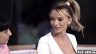 Hardcore Sex Keeps Milf Stepmom Pristine Edge Up with Stepson