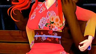 Vanessa Veren outdoor anime fuck