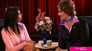 tera patrick rubs spyder jones' dick with pussy