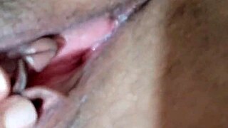 cleaning honey off my vibrator and cumming again, so hot