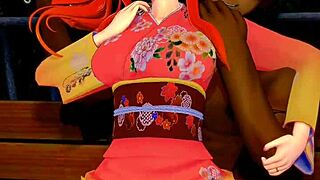 Vanessa Veren outdoor anime fuck