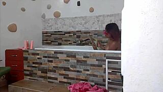 Spying on Dana Barzagli and Luna in Bath with Hidden Cam! 😈