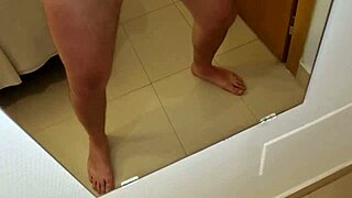 alternative european student rides with socks and panties, moaning intensely