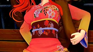 Vanessa Veren outdoor anime fuck