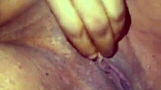 Her pussy is so wet, with a big clit and narrow ass spreading wide.