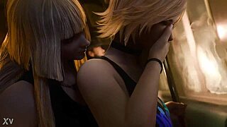 lili and asuka's public affair unfolds outdoors.