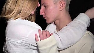 Wow! Fucked busty girlfriend hard at wild house party