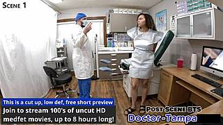 Mara Luv's Intense Physical Exam With Vibrator
