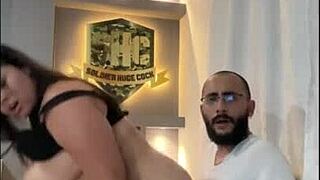 Hey, Check Out Colombian Babe Sofia with Curves Taking Soldier's Big Cock 😍