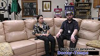 Mara Luv's Intense Physical Exam With Vibrator