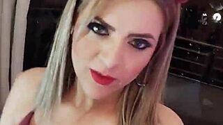 Zaramontoyareal Bends Over For Prostitute Doggystyle With Huge Dildo