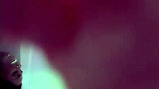 homemade ebony amateur enjoys shower time with ass play