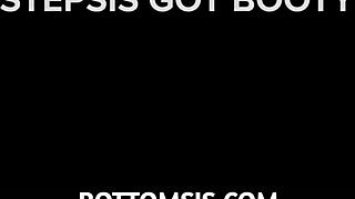 Feeling the wild passion as stepsiblings Sophia Sweet and Nicky Rebel fuck hard