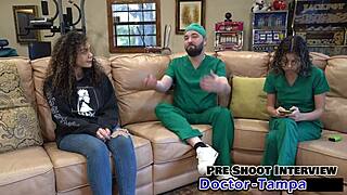 Mara Luv's Intense Physical Exam With Vibrator