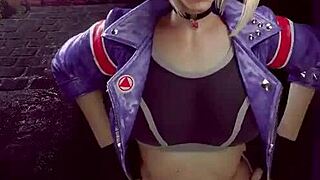 What a great cartoon blowjob with facial on athletic big ass.