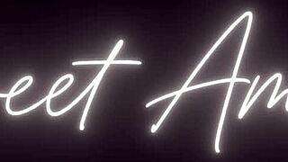 Im trying on red lingerie, showing off my small tits and ass in this homemade amateur scene