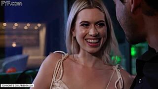 jill kassidy teases her tipper with a strip tease.