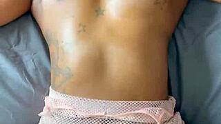 blonde amateur gets bent over for fucking, blowjob, and creampie in pov