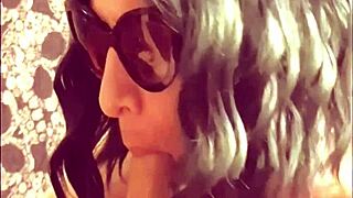 i think she reallly loves suckin my uncut cock in blowjob