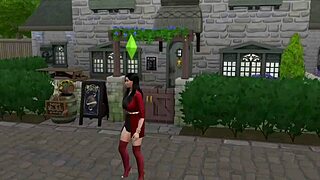 Threesome In A Public Bar Sims4