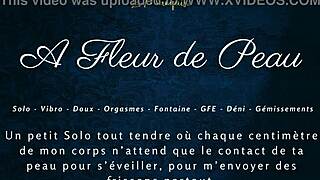 a fleur de peau showcases a french woman’s solo dirty talk performance