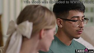 Shy Virgin Guy Bangs Popular Teen 18+ Cheerleader Melody Marks Hard