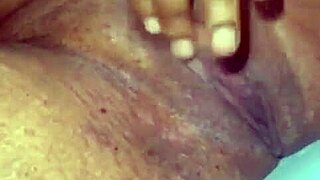 Her pussy is so wet, with a big clit and narrow ass spreading wide.