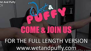 wetandpuffy girl pumps her cherry with sex toys