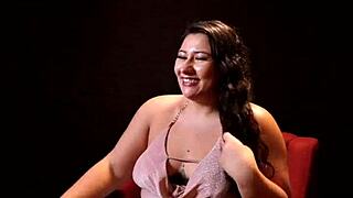 Latina lesbians in reality show explore anal activities