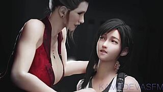 Scarlet Maje and Tifa Submit to Intense Cunilingus and Pussy Licking Session