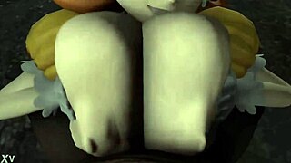 Possessed Daisy Uses Her Big Tits to Titfuck Monster Cock