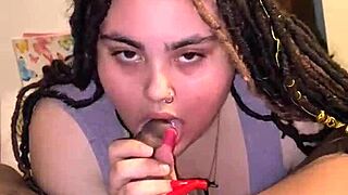 Love Feeling That Big Black Cock Harden In My Mouth