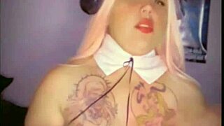 Young Alternative Girl Masturbates Big Natural Tits To Orgasm