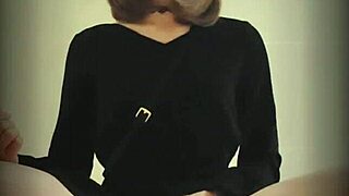 Ladyboy Shows Off Cumshot in Public Spot