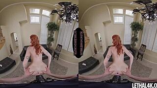 fucks hell out of photographer in vr with cherry candle and jerry kovak