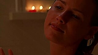 Tania saulnier enjoys a sexy nude shower bathing