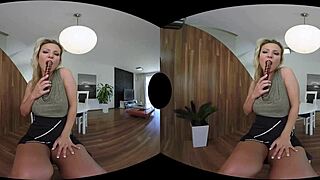 samantha jolie enjoys vr sex and toying
