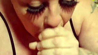 She said, 'My head game is on point with this sloppy toppy on his big black cock.'