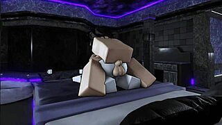 fucking my shy friend until i cum on her face on roblox