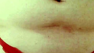 Homemade webcam show with thong, panties, and cock teasing