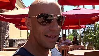 Blonde milf lisa demarco deepthroats and fucks in lingerie stockings on bed