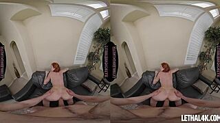 fucks hell out of photographer in vr with cherry candle and jerry kovak