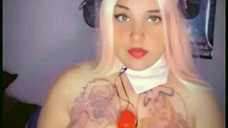 Young Alternative Girl Masturbates Big Natural Tits To Orgasm